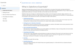 Learn Salesforce with Salesforce Documentation