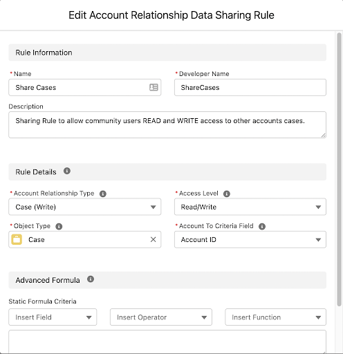 SALESFORCE COMMUNITIES: HOW TO SHARE DATA BETWEEN ACCOUNTS USING ACCOUNT RELATIONSHIPS 